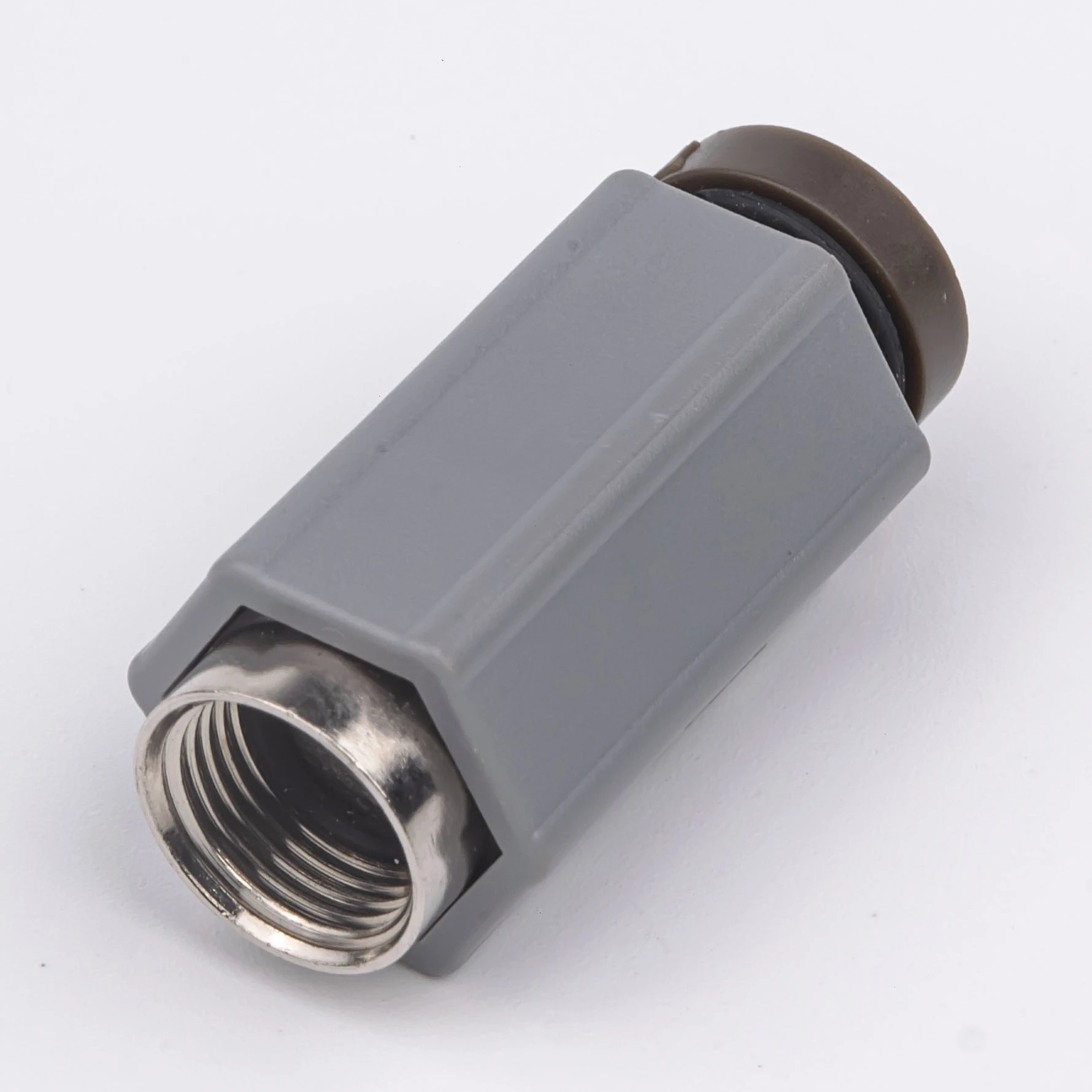 Manufacturer male plug F type plated nickel straight for cable harness RF coaxial F connector