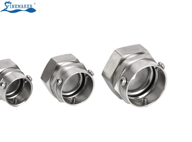 Stainless Steel Hose Fittings DKJ Card Sets Flexible Metal Conduit Connector