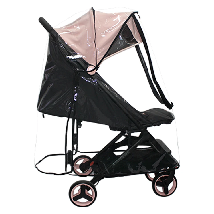 Factory Price Plastic Clear Eva Material Pram Universal Windbreak Waterproof Rain Protector Raincoat Baby Carriage Rain Cover