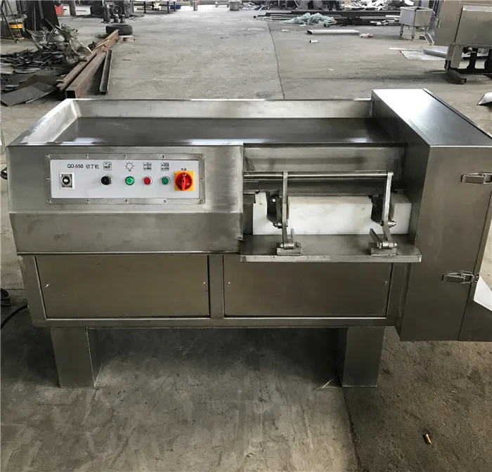 Automatic Pork Beef Cuber Commercial Frozen Chicken Meat Cube Slicer Cutter Poultry Meat Cut Machine