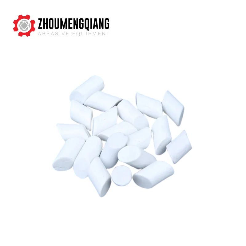 Oval Ceramic Abrasive Chewing Gum Shaped Grinding Stone Ball Shape Bead Polishing Abrasive