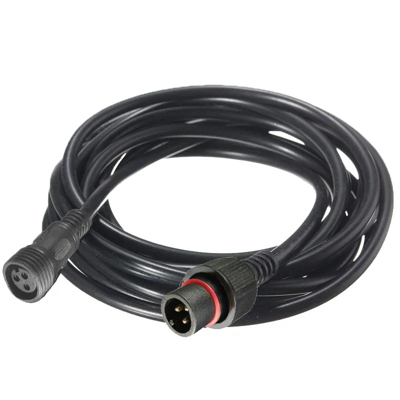 2Pin 3Pin 4Pin T442 LED Connector Cable Bare Wire Waterproof IP67 Male Female Jack Waterproof Extension Cables for LED DMX Light