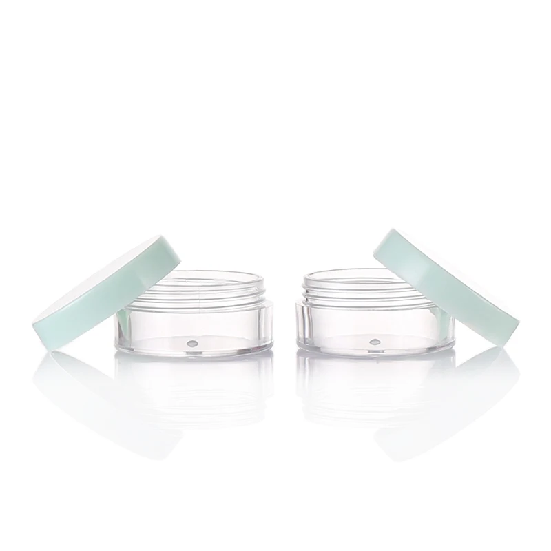 
5g 10g 15g 20g Plastic Cream Jar With Colorful Lid 