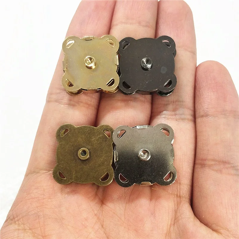 Wholesale invisible Metal   Sewing Snap buttons fasteners Press Buttons for Leather  garment Bags Clothing