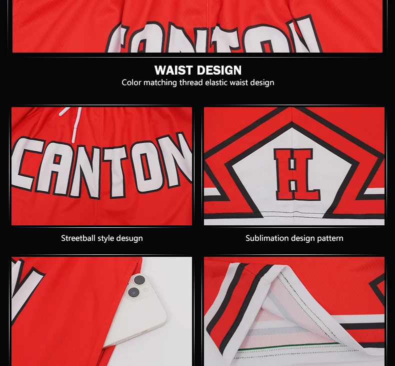 2024 Quick Dry Men Basketball Shorts Summer Sports Jerseys Custom-Made Number Pattern Shorts Breathable Gym Fitness Mesh Shorts