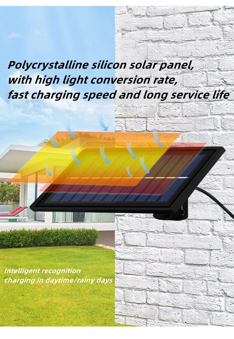 Amazon Hot Sale 30W Upgrade Solar Energy System Solar Garden Light Outdoor/Indoor Lamp