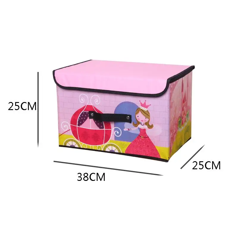 Factory Car Moden Design Foldable Kids Toys Organizer Cartoon Collapsible Non-woven Fabric Cube Storage Boxes & Bins