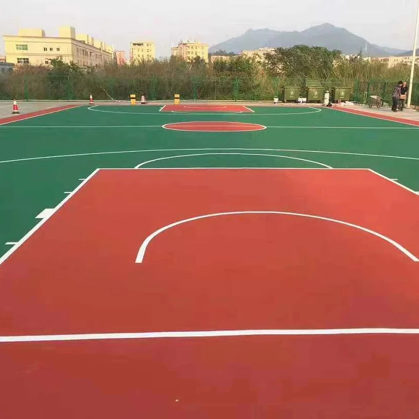 High Strength Epoxy Resin Binder PU Sport Flooring Silica PU Court