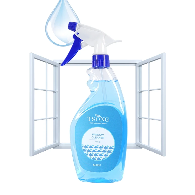 Tsong 500ml Glass Window Spray Liquid Glass Cleaner
