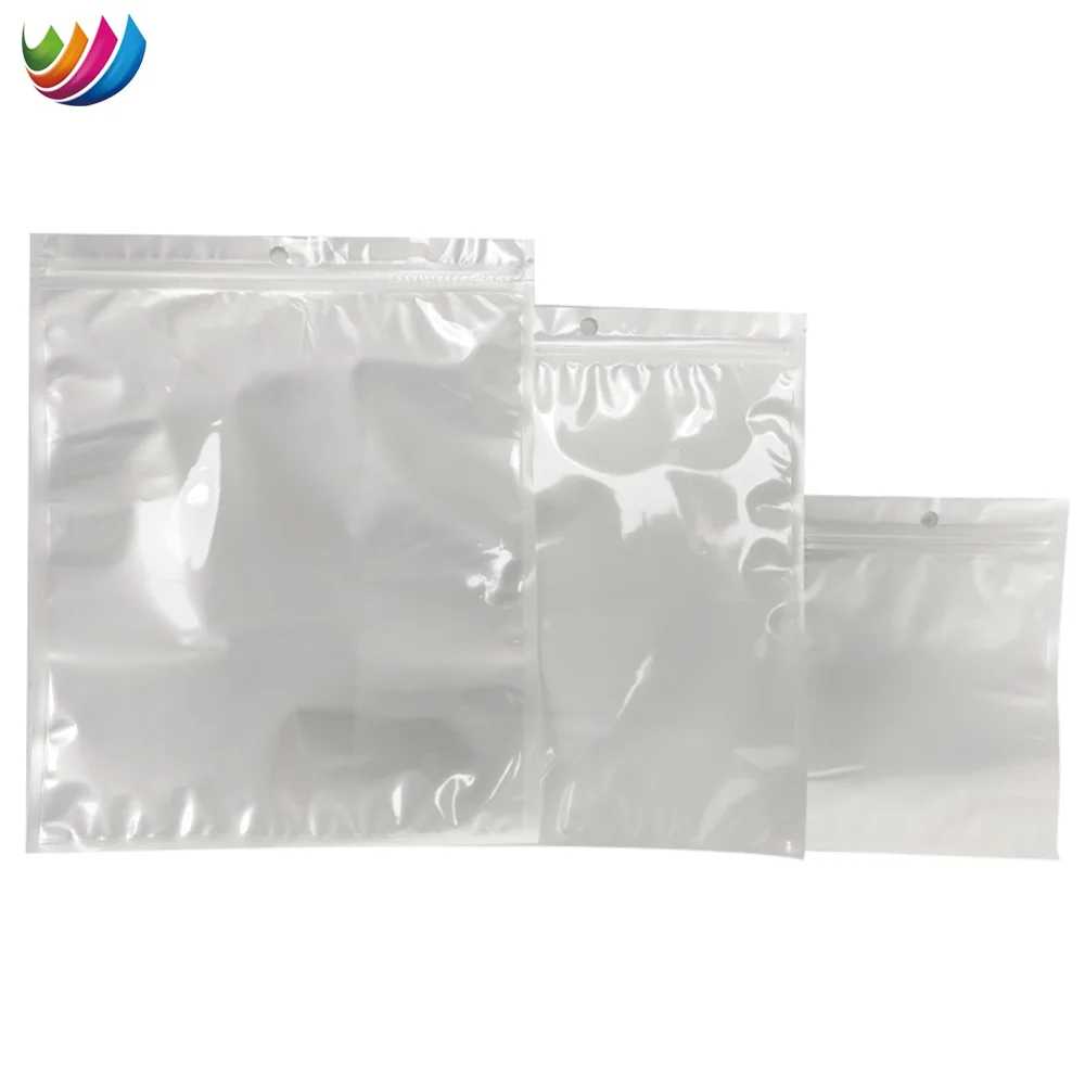 OEM Packing Zipper Zip Lock Mini Cosmetic Laser Bag Packaging Holographic Clear Small Printed Reusable Custom Plastic Ziplock