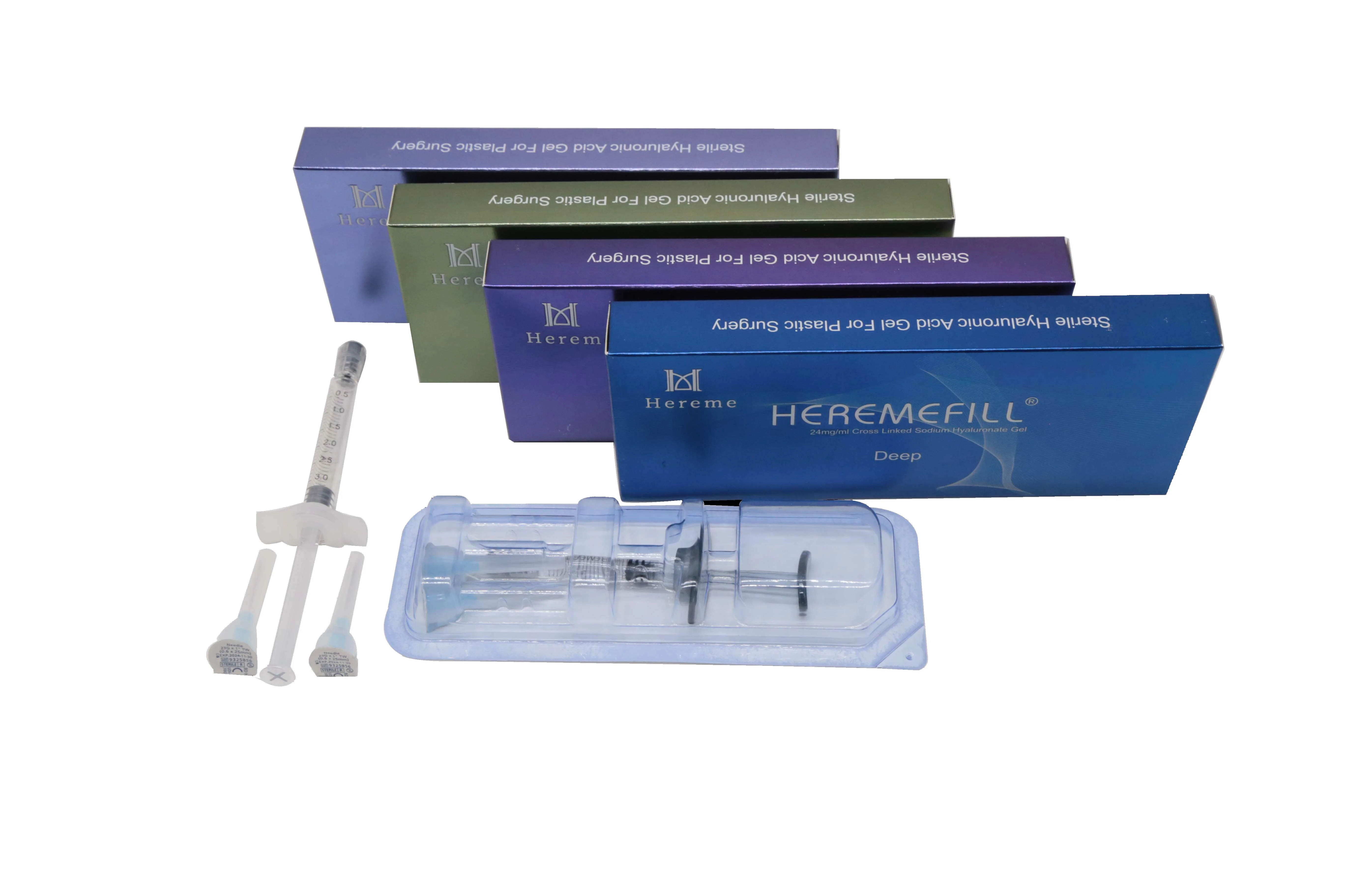 
2021 Hot sale cross linked sodium hyaluronate gel best products nose dermal filler injection 2 ml filler 