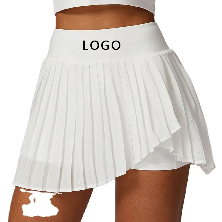 custom Design Sports Workout Skirt White Lightweight NewGym Fitness With Shorts for Women Dress Clothing
