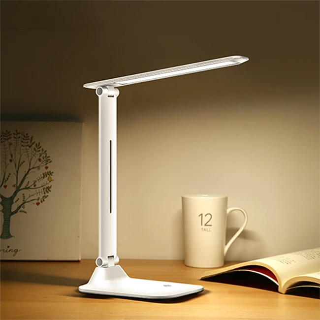
KLT led table light foldable modern bedroom table light USB office lamp desk 