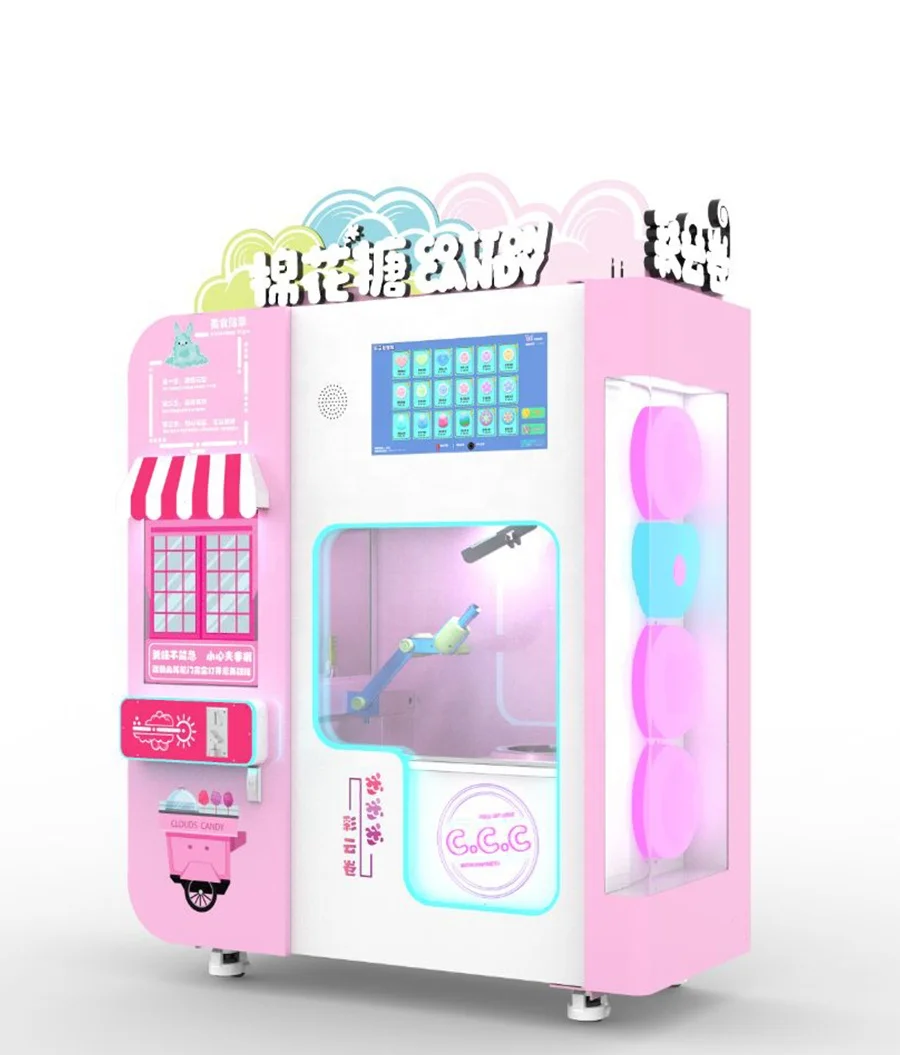 24 Hours Online Service Robot Ice Cream Vending Machine