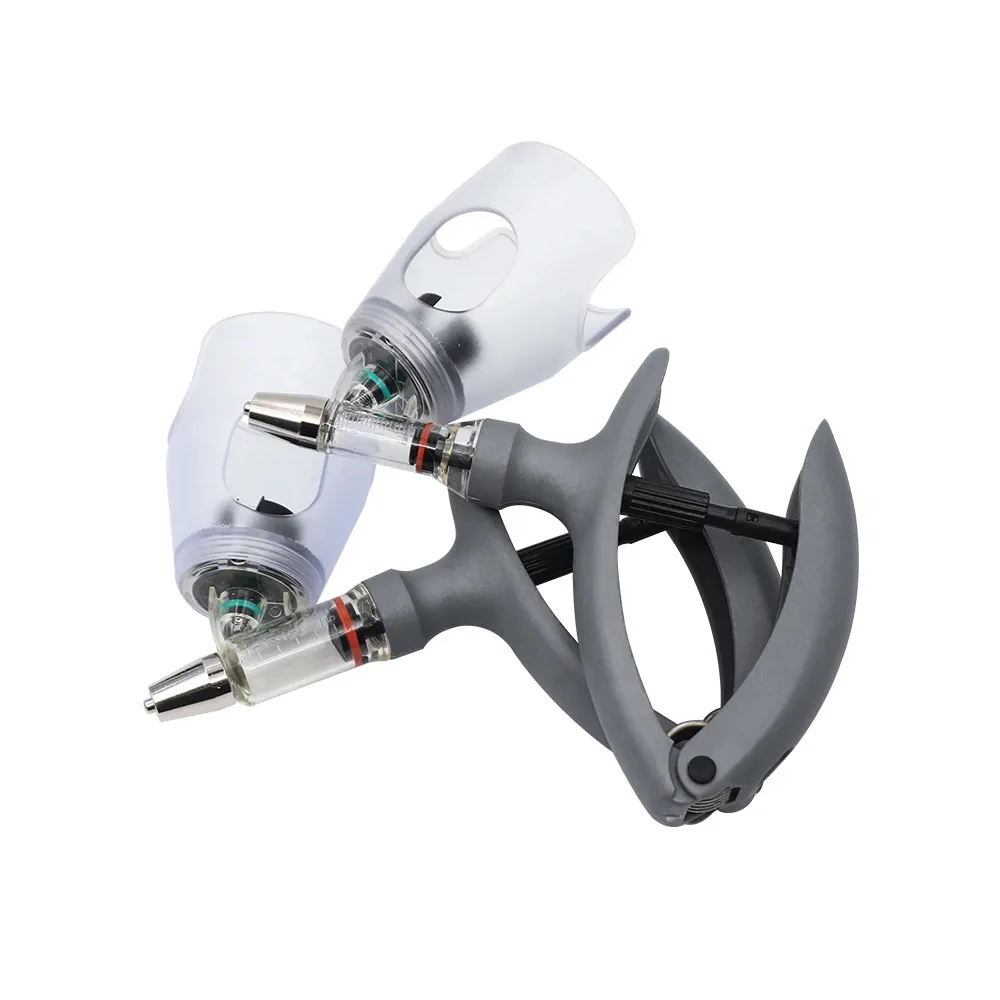 Hot Selling Veterinary Adjustable Continuous Syringe Excellent Material Vaccine Automatic Injection Gun For Cattle Sheep Pig Dog