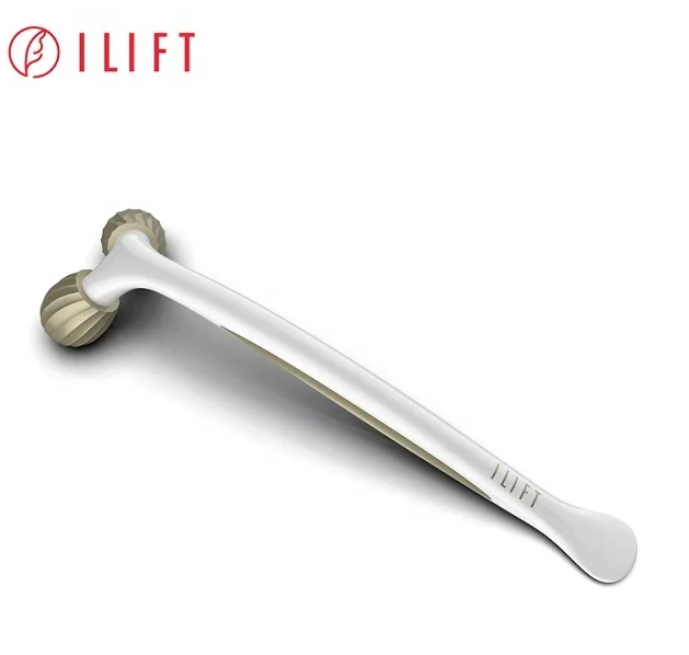 3D Shaping Alloy Home Use Facial Massager Roller Face Slimming Twin Balls Roller Hand Rolling Beauty Bar
