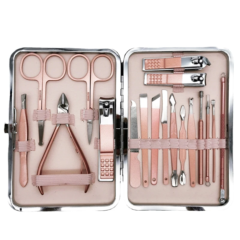 18 Pcs Nail Clipper Set Nail Clipper 16 Sets Of Ear Digging Nail Clipper Set Dead Skin Pliers Pedicure Knife Manicure Tool Gifts