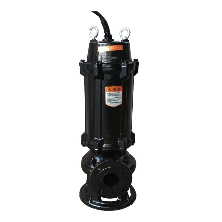 Grinding Cutting Small Water Three Phase 3 Inch Automatic Coupling Submersible Sewage Pump With Enclosed Impeller