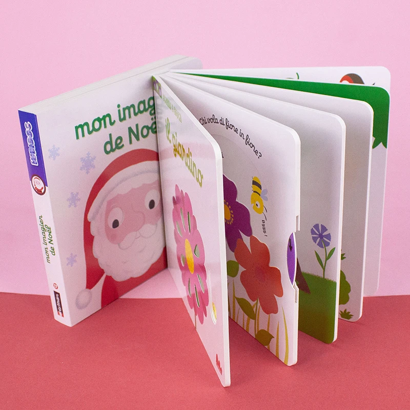 Wholesale High Quality Eco-friendly Custom Printed Children Cardboard Board Book Printing On Demand