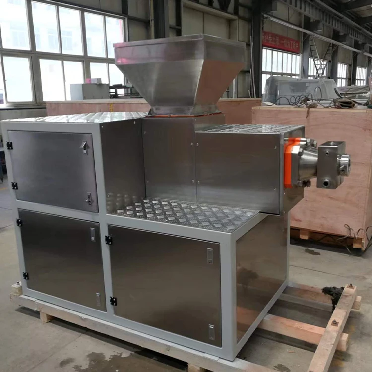 1000kg/hour laundry soap noodles making machine vacuum duplex soap extrusion plodder machine