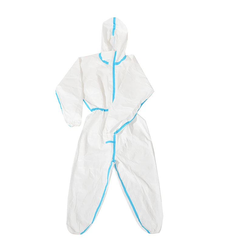 sf waterproof safety protective jumpsuit disposable nonwoven coverall type 5/6 for mining