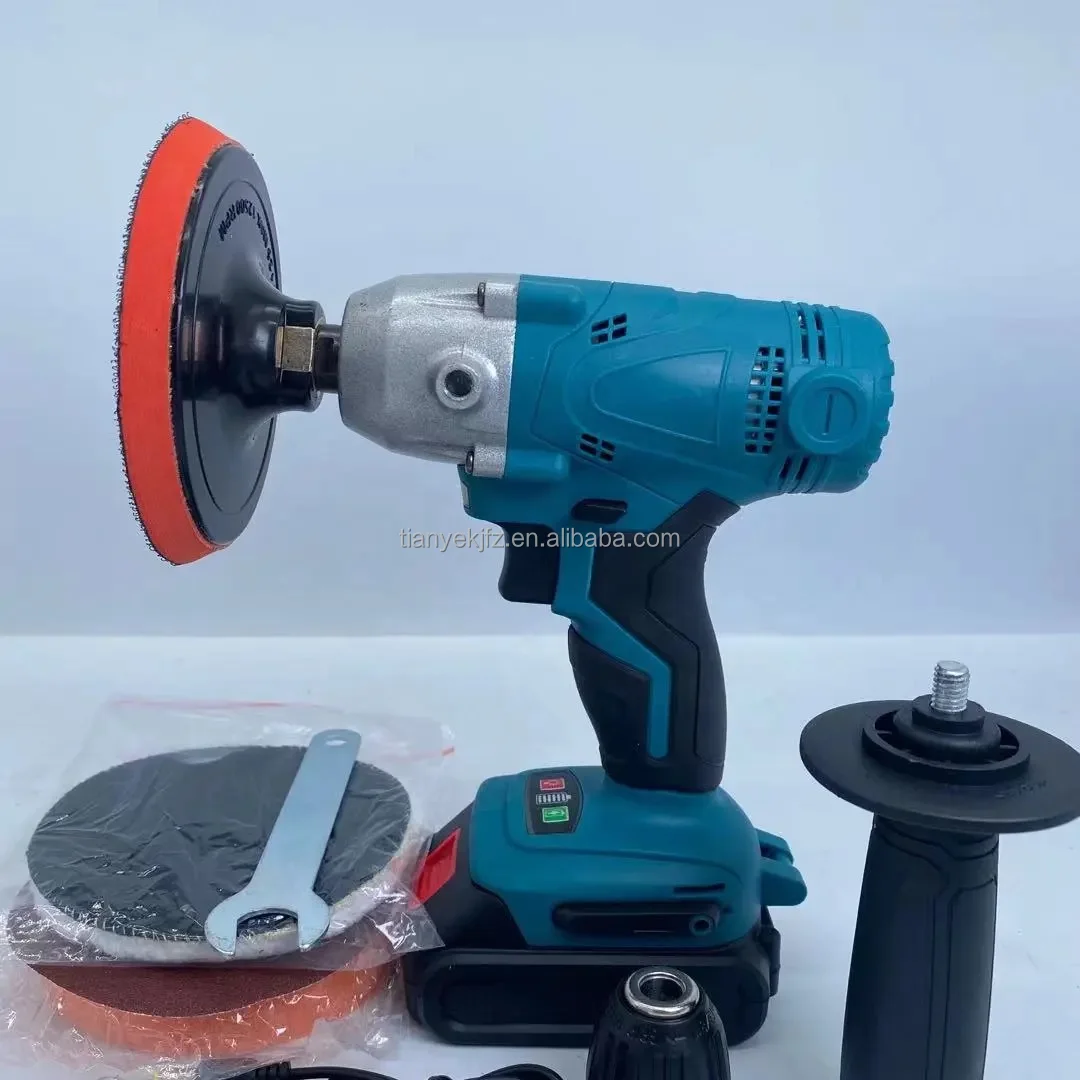 Factory Price Hot Selling 123mm Mini Rotary Orbit Polisher Cordless Car Polisher Rechargeable Battery Industrial Grade