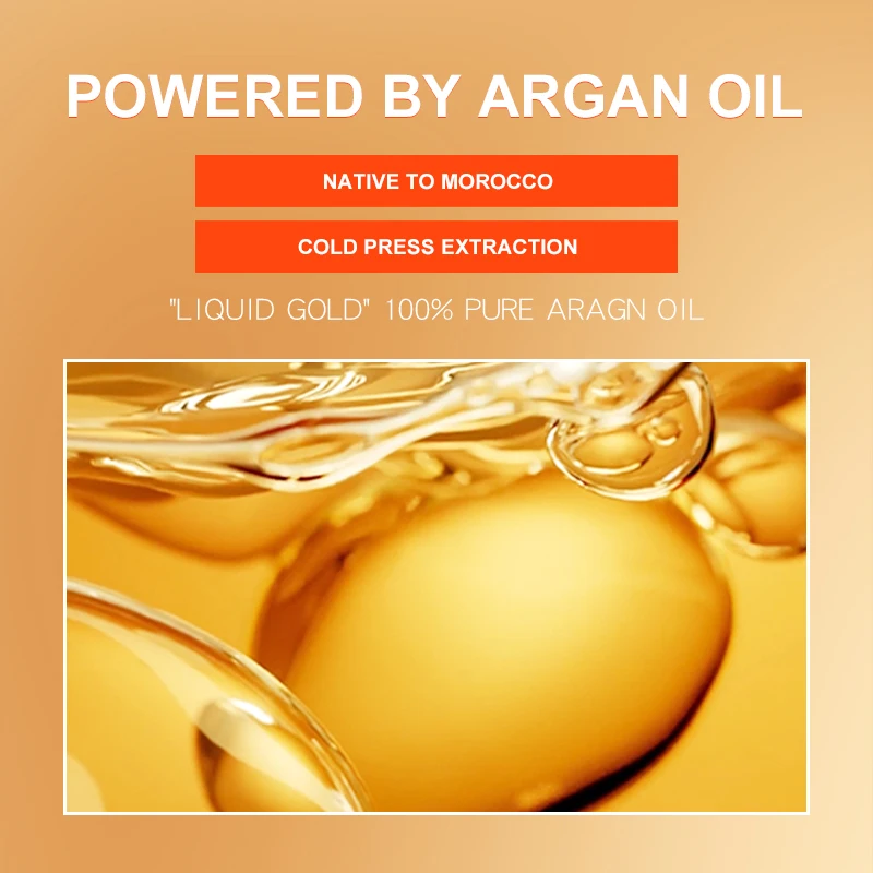 Best Hair Care Essential Oil Moroccan Argan Oil Hair Serum Custom Hair Oil