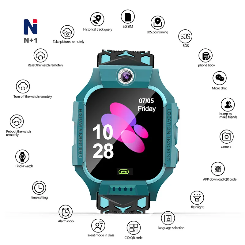 OEM ODM Low price Cheap wholesale Q19 Smartwatch Camara Montre Reloj Inteligente Ninos GPS Kids Q19 Smart Watch