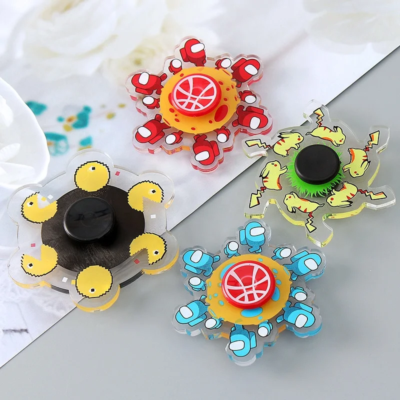 2022 New Fidget Sensory Toys Reduce Stress 3D Fidget Spinner Toys Set Animated Finger Dynamic Fidget Toys Sets