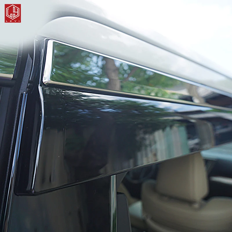 
Car Accessories 304 Stainless Steel Material Doors Visor Rain For Alphard/vellfire 2015-2020 
