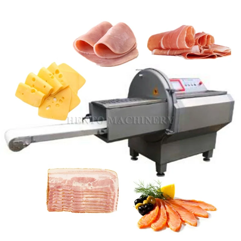 High Efficiency Slice Meat Cutting Machine / Stainless Steel Cheese Slicer / Slicing Machine For Meat