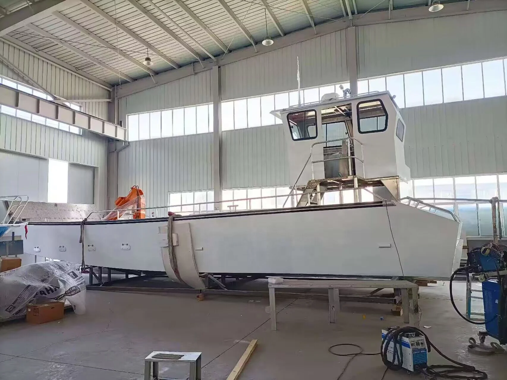 50ft  15m 50 Passengers  Aluminum 5083 Offshore Ferry Air Cabin Landing Craft Boat For Sale