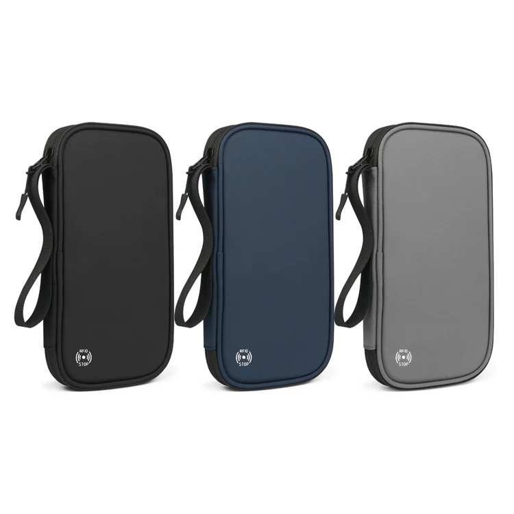 Wholesale Waterproof Family Travel Passport Wallet Case Credit Card Ticket Rfid Blocking Document Organizer Bag Passport Holder