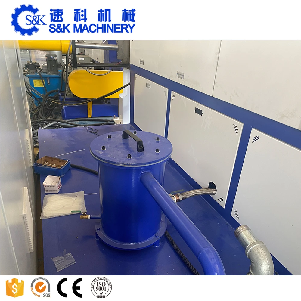 Plastic PVC/SPVC/WPC Die Face Hot Cutting Granulation Pelletizing Granulator Extrusion Production Line