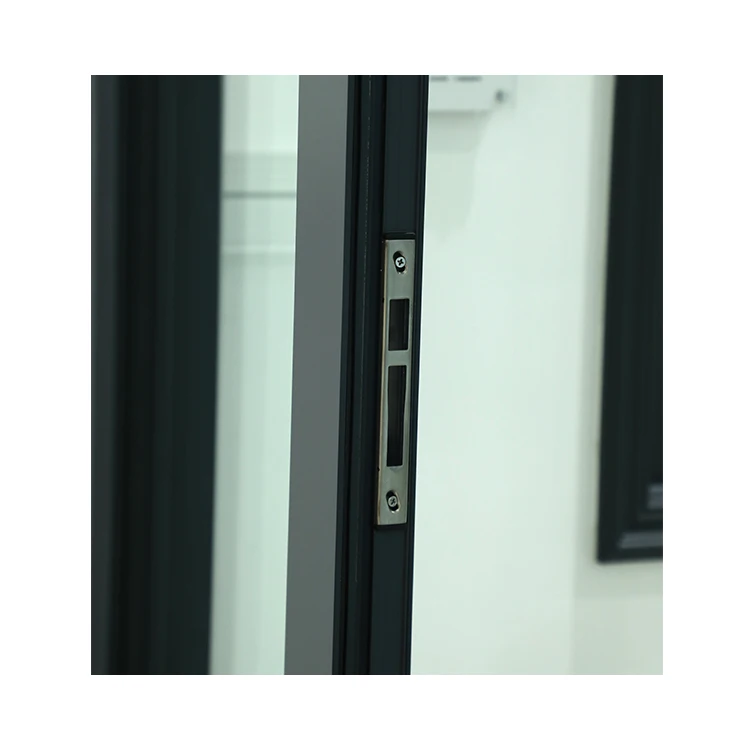 Aluminium Double Glass Slimline Swing Kitchen Casement Door Interior Bedroom Toilet Flush Door