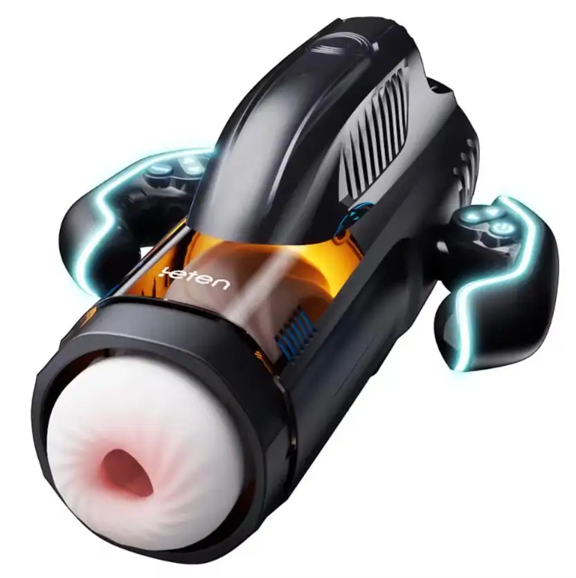 NEW Handheld telescopic sucking heating male masturbators with voice xnxxco Thrust Masturbation Cup men sax toys for Man sex%
