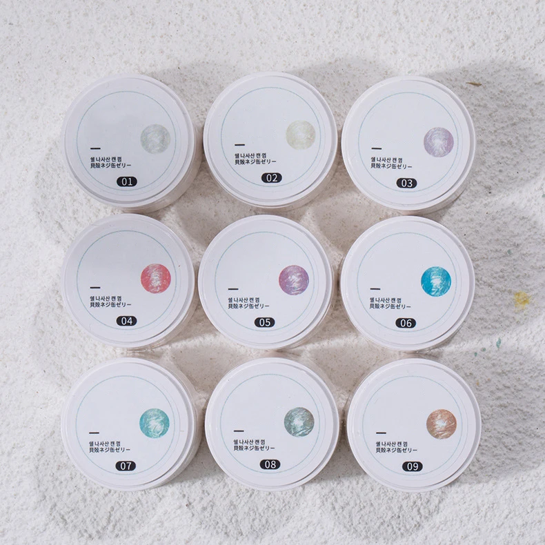 New Winter Pearl Shell Thread Nail Polish Shiny Diamond Gel Glitter Glue Painting Nail Art Design Primer gel