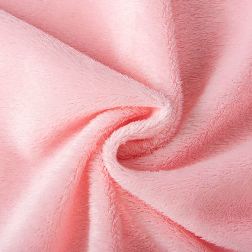 2024Wholesale 100% polyester soft sherpa fleece short fur fabric for toy/coat