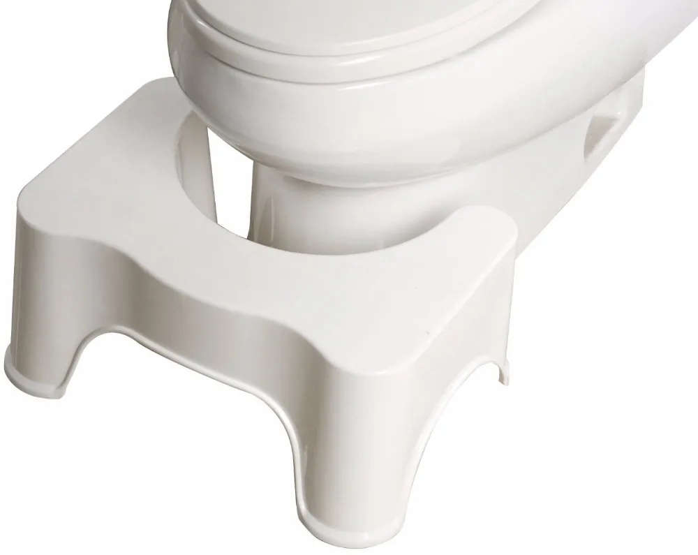 Plastic  Bathroom Toilet Stool  7 Inch Step Stool for Toilet