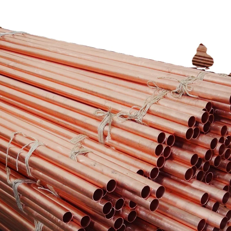 Seamless Red Copper Pipe 99.99% Pure Copper Tube Clients Customized Specification