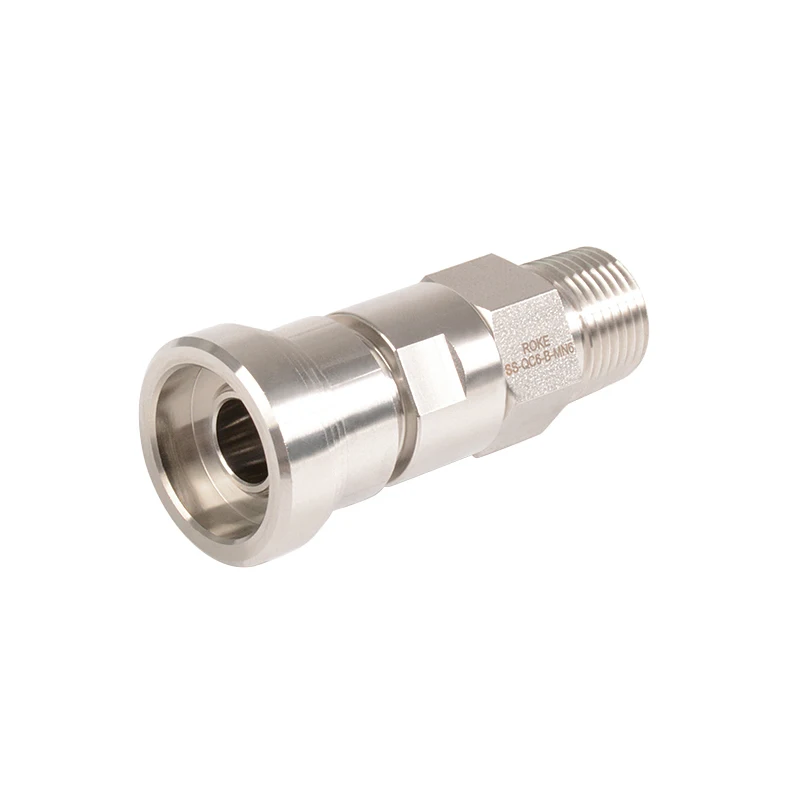 Quick Connector Stainless Steel 316 Quick Coupling Male Head type Flat face Screw type quick Pipe Lines Connect