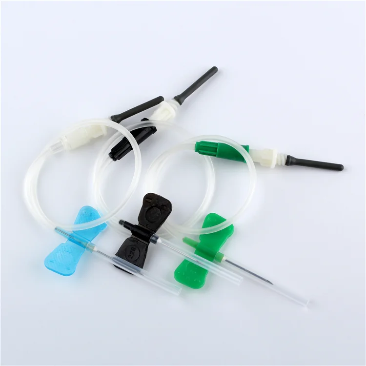Butterfly type disposable venous sterile  blood collection needles with TUV CE &ISO