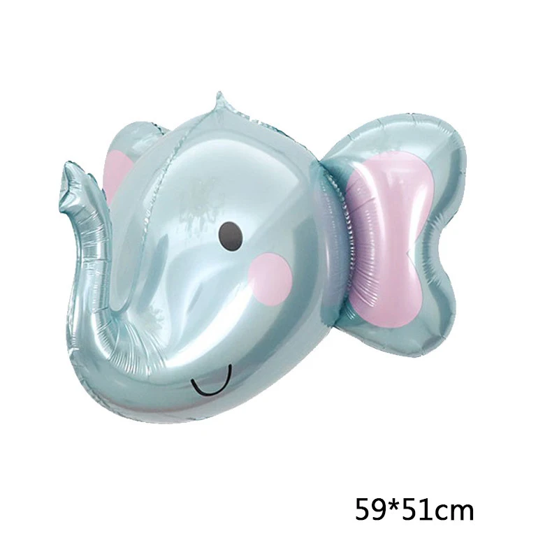4D воздушные шары из фольги в виде головы животных Уличные декоративные с мультяшными героями