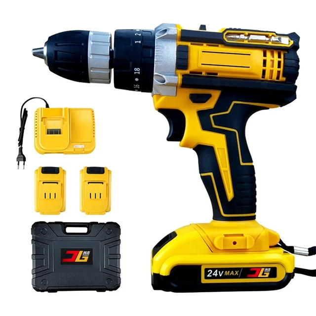 cordless 12V Li-ion Battery Electric Screwdriver Power Tool Sets 21V Cordless Power Drill Machine