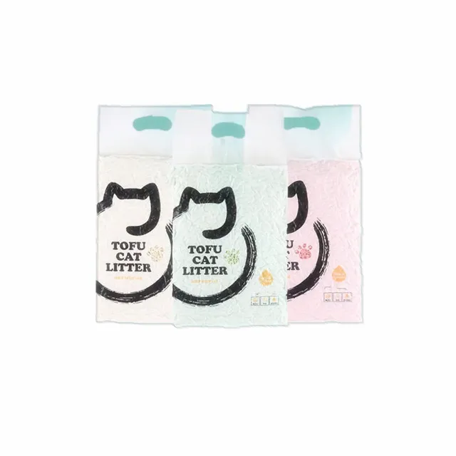 China manufacturers supply pet cleaning Silica gel Cat Litter  Tofu Cat Litter Bentonite Cat Litter