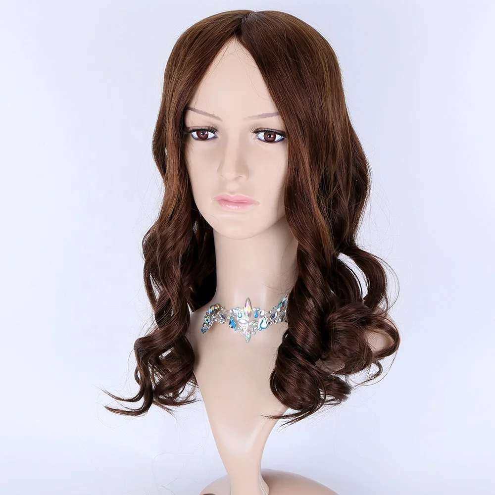 100% European Virgin Silk Top Human Hair Topper Wefted Topper Air Dries Straight 9x9 Silk Base Wig Women Toupee 18 Inches 4#