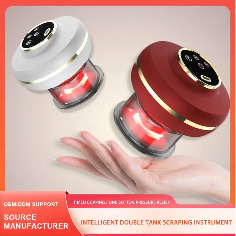 Wholesale electric cupping machine smart Vacuum Cupping massager Set Scraping Guasha electric cupping therapy device