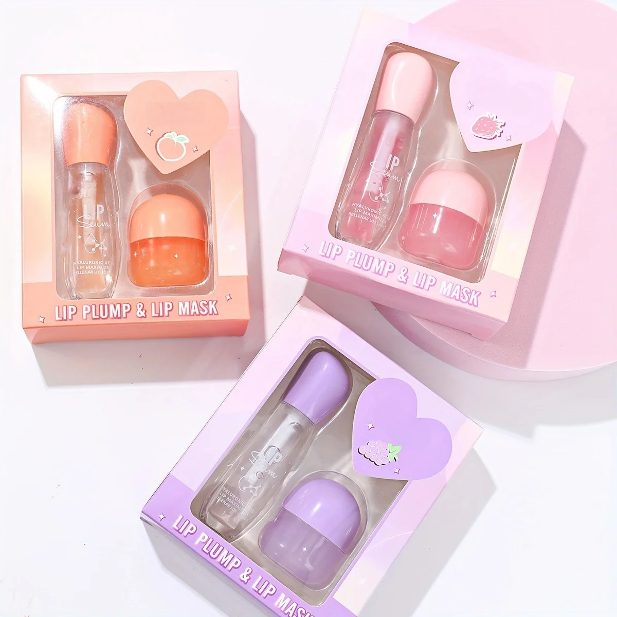 Newest  High Quality Lip Gloss Lip Mask Set Moisturizing Lip Oil Custom LOGO Customized Private Label