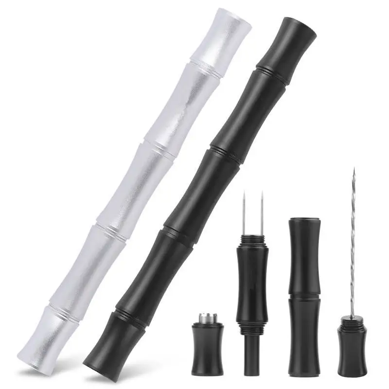 Wowei 3 in1Multifunctional Cigar Needle Punch Cutter Portable Cigar Needle Dredger Puncher Travel Smoking Accessories
