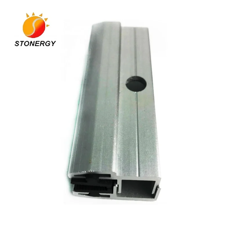 Frameless solar panel thin film solar end clamps solar accessories